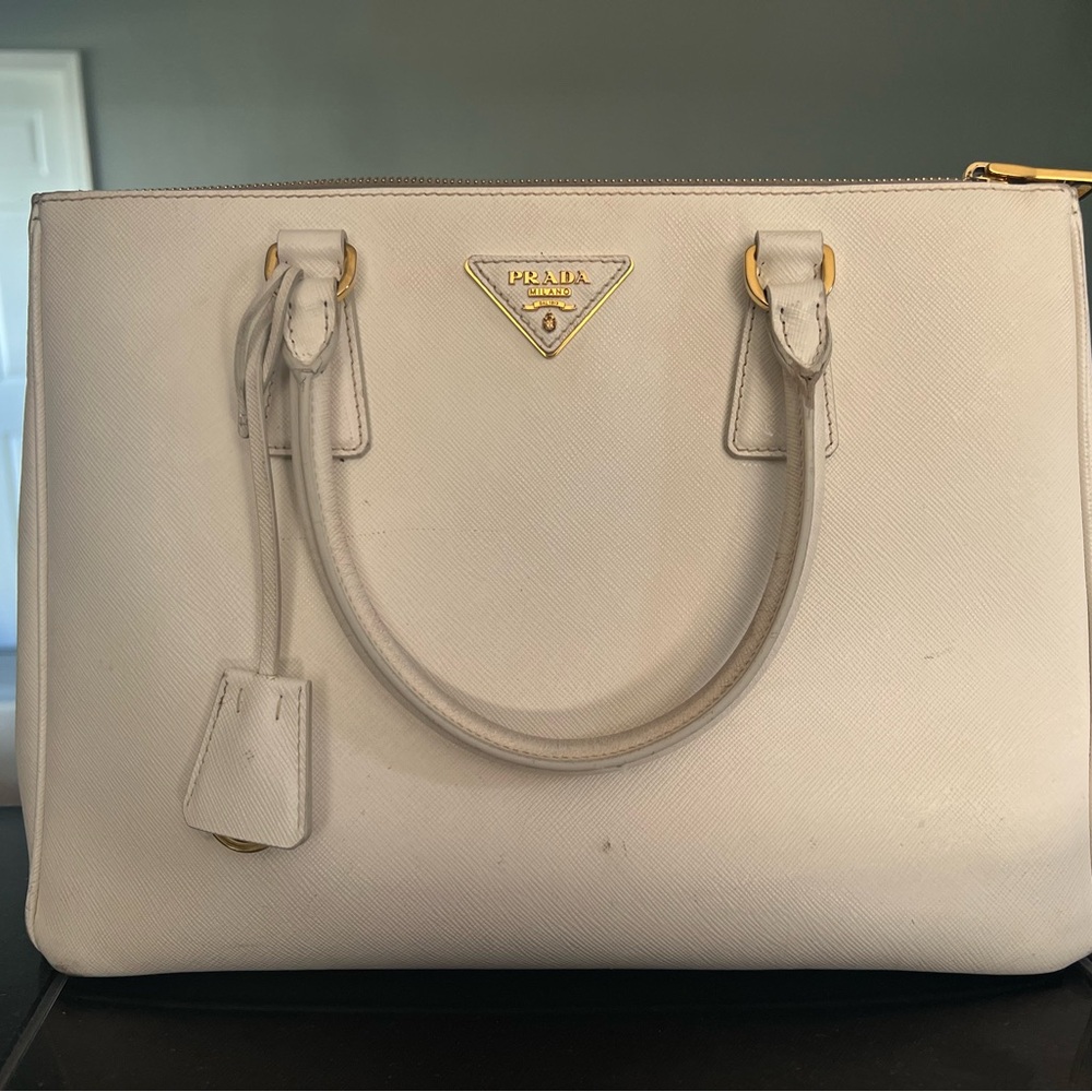 Prada Galleria Saffiano White